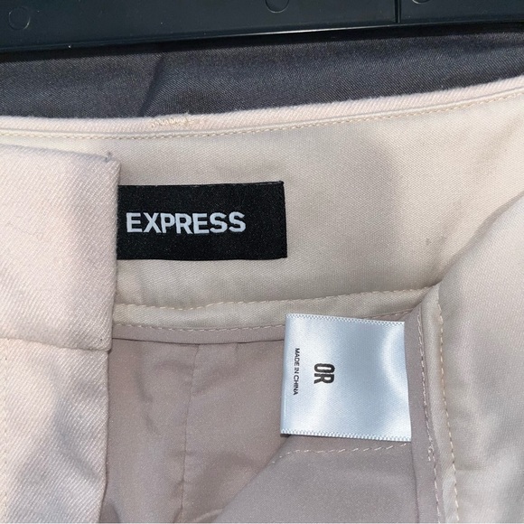 Express High Waisted Pleated Ankle Pant - Picture 4 of 5